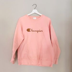 Pink Champion Crewneck